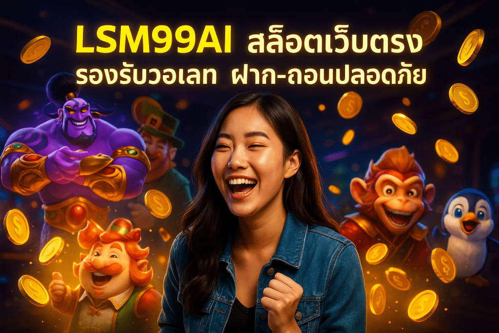LSM99AI สล็อตเว็บตรง รองรับวอเลท ฝาก-ถอนปลอดภัย