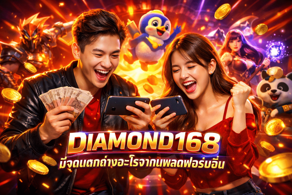 DIAMOND168 มีจุดแตกต่างอะไรจากแพลตฟอร์มอื่น